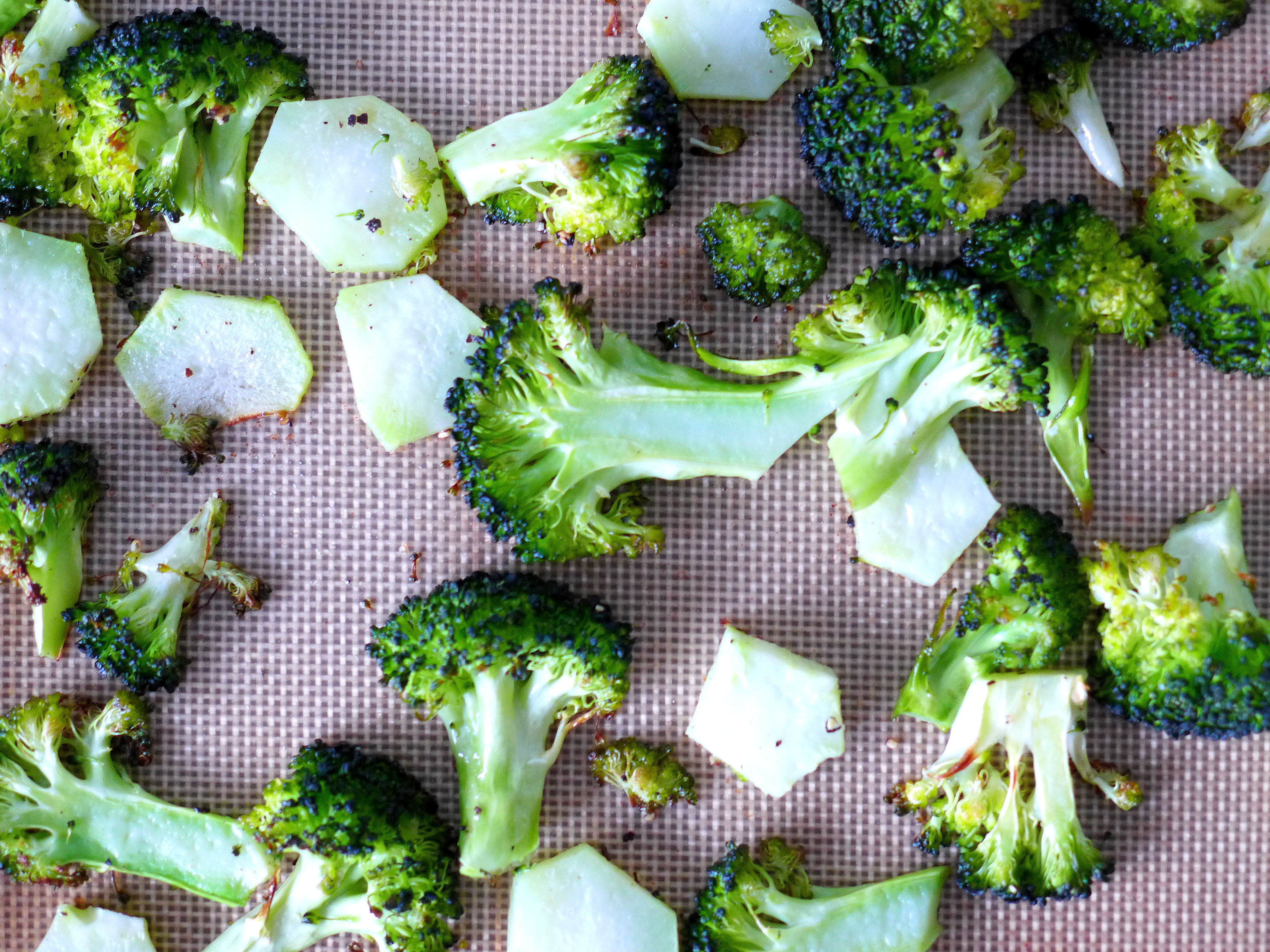 oven-roasted broccoli