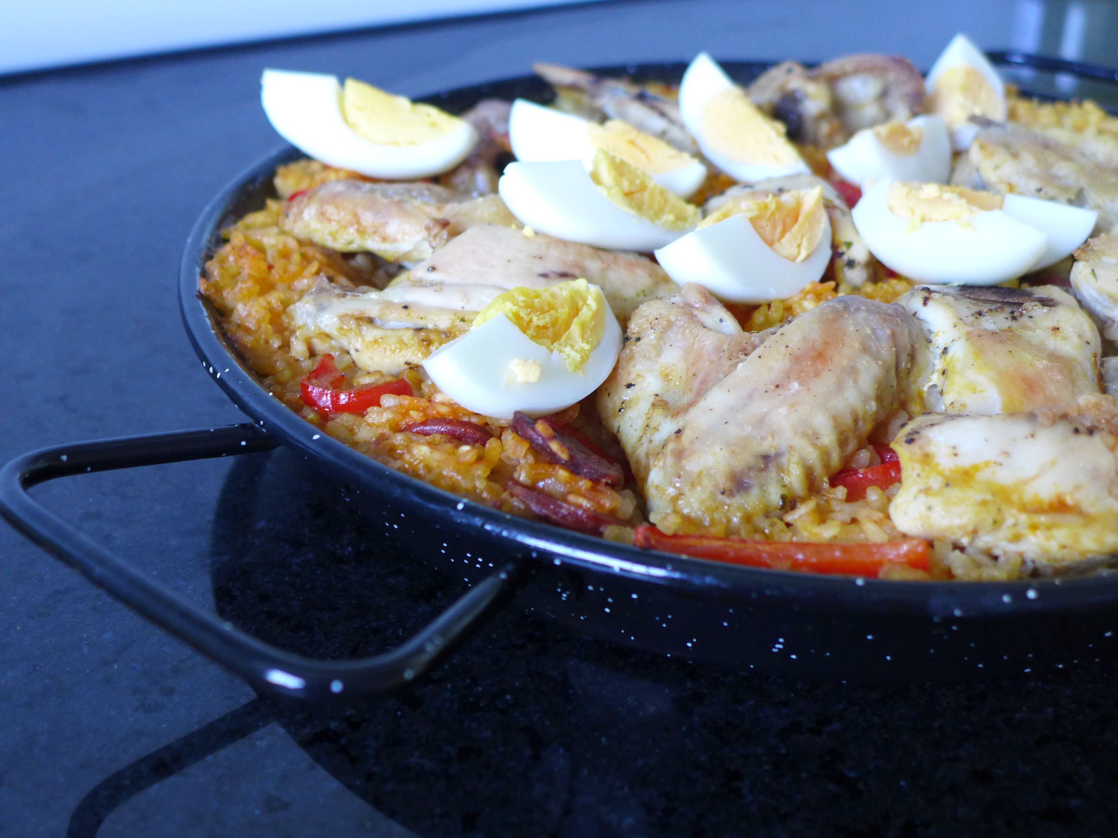 chicken chorizo paella
