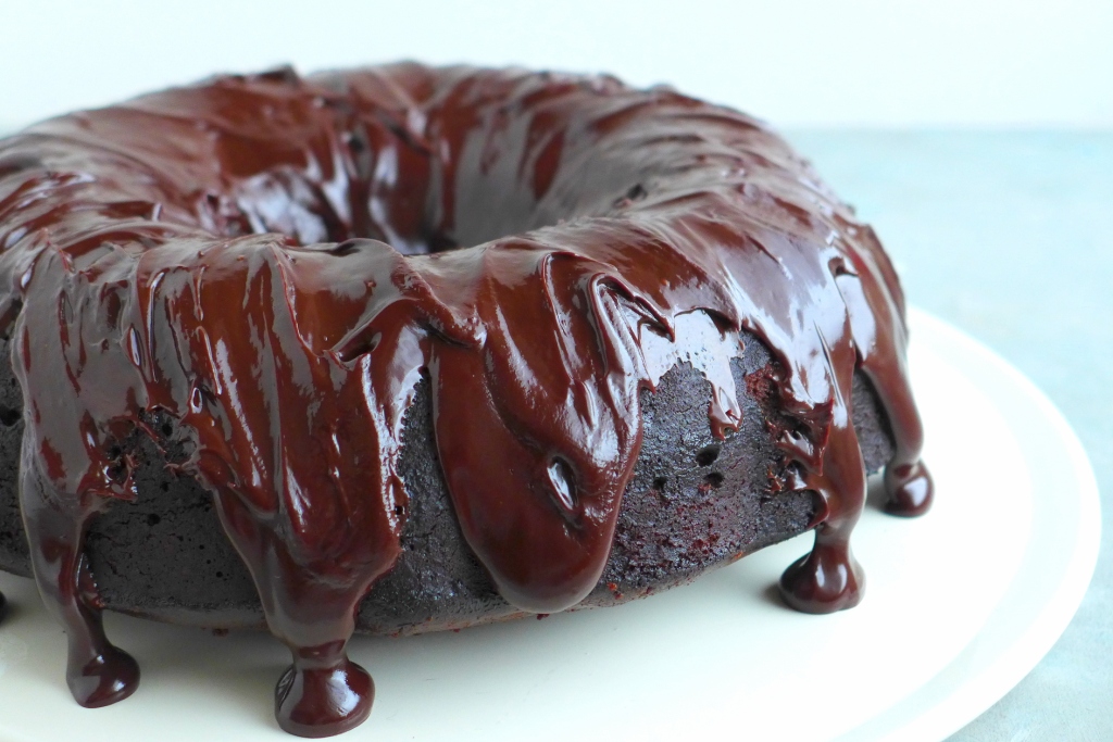 Boozy chocolate bundt cake recipe